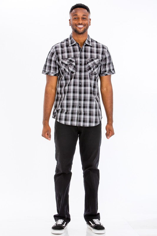 Checkered Button Down Shirt