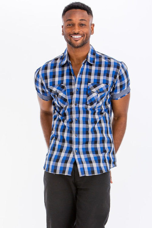 Checkered Button Down Shirt