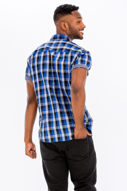 Checkered Button Down Shirt
