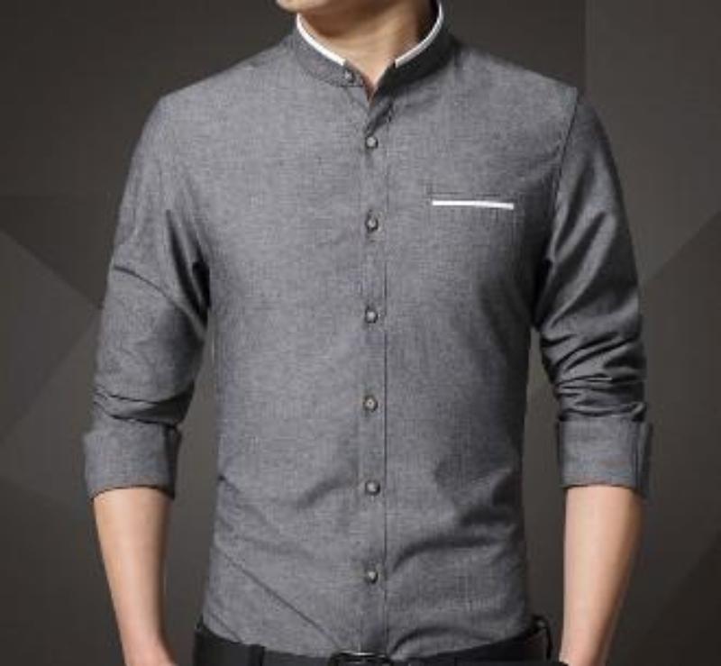 Mandarin Collar Shirt