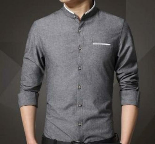 Mandarin Collar Shirt