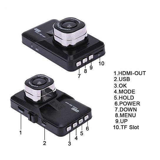 1080P G-Sensor Looping Car Camera