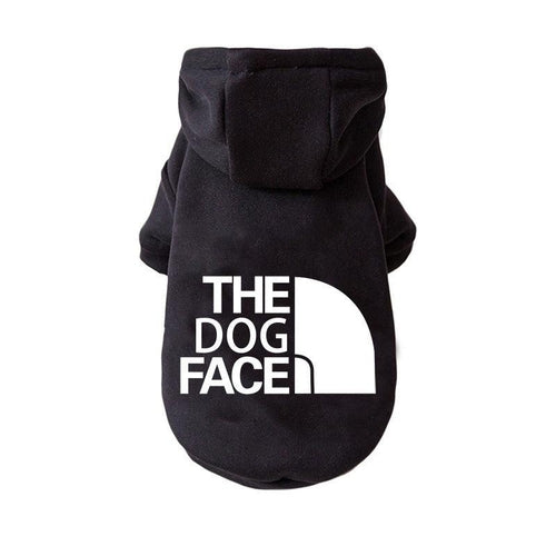 Dog Face Wind Coat Warm Hoodie Coat