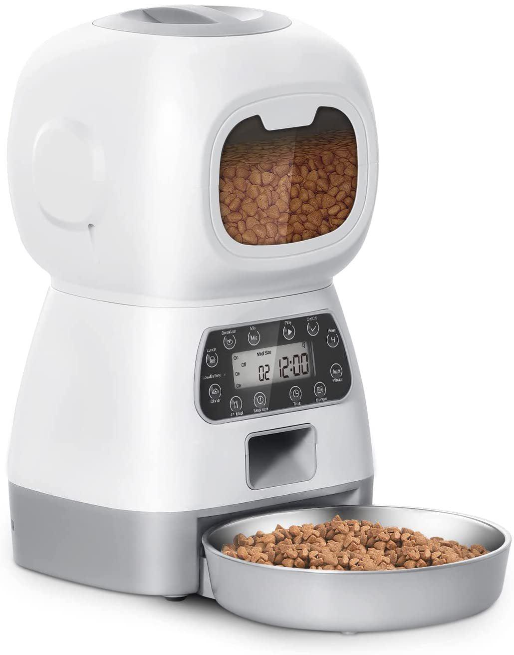 Remote-Controlled Pet Feeder Dispenser