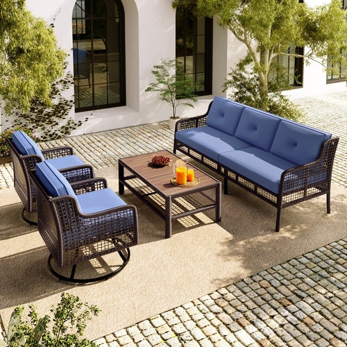 4 Piece Patio Furniture Set