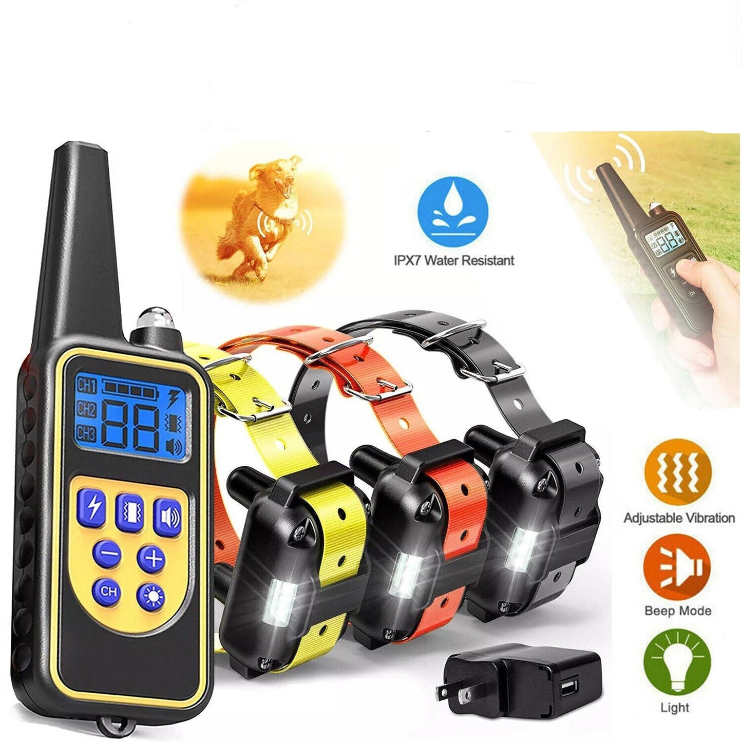 Rechargeable Remote Dog Training Collar