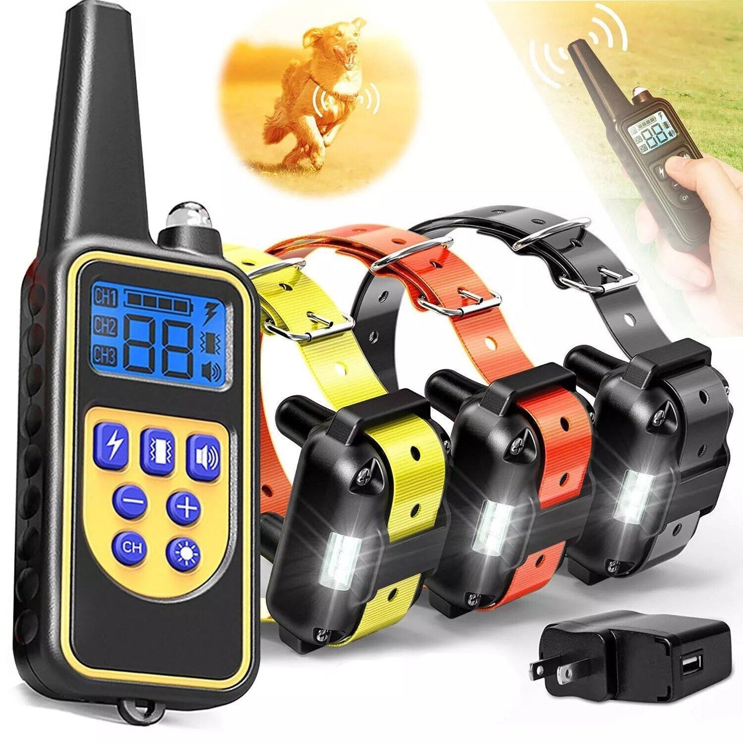 Rechargeable Remote Dog Training Collar