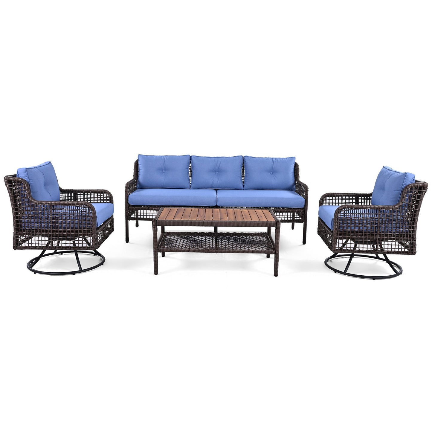 4 Piece Patio Furniture Set