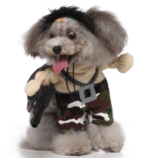 Funny Cosplay Pet Costume Set: Cute Cartoon Dog Outfit For Halloween