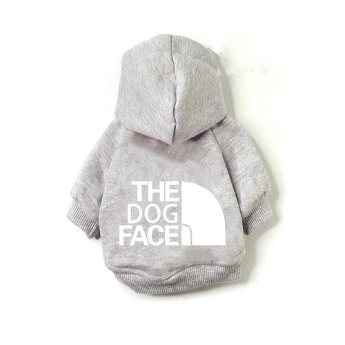 Dog Face Wind Coat Warm Hoodie Coat