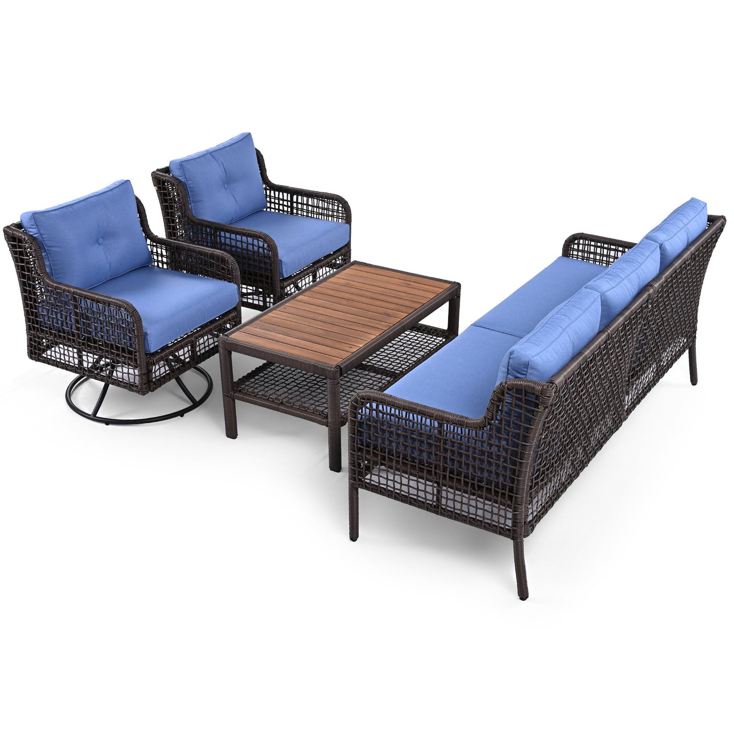 4 Piece Patio Furniture Set