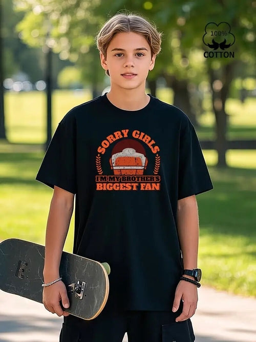 Trendy Men Summer Letter Print T-Shirt