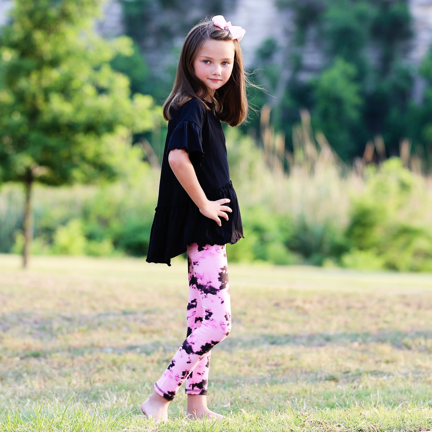 Baby Toddler Big Girls Tie Dye Leggings
