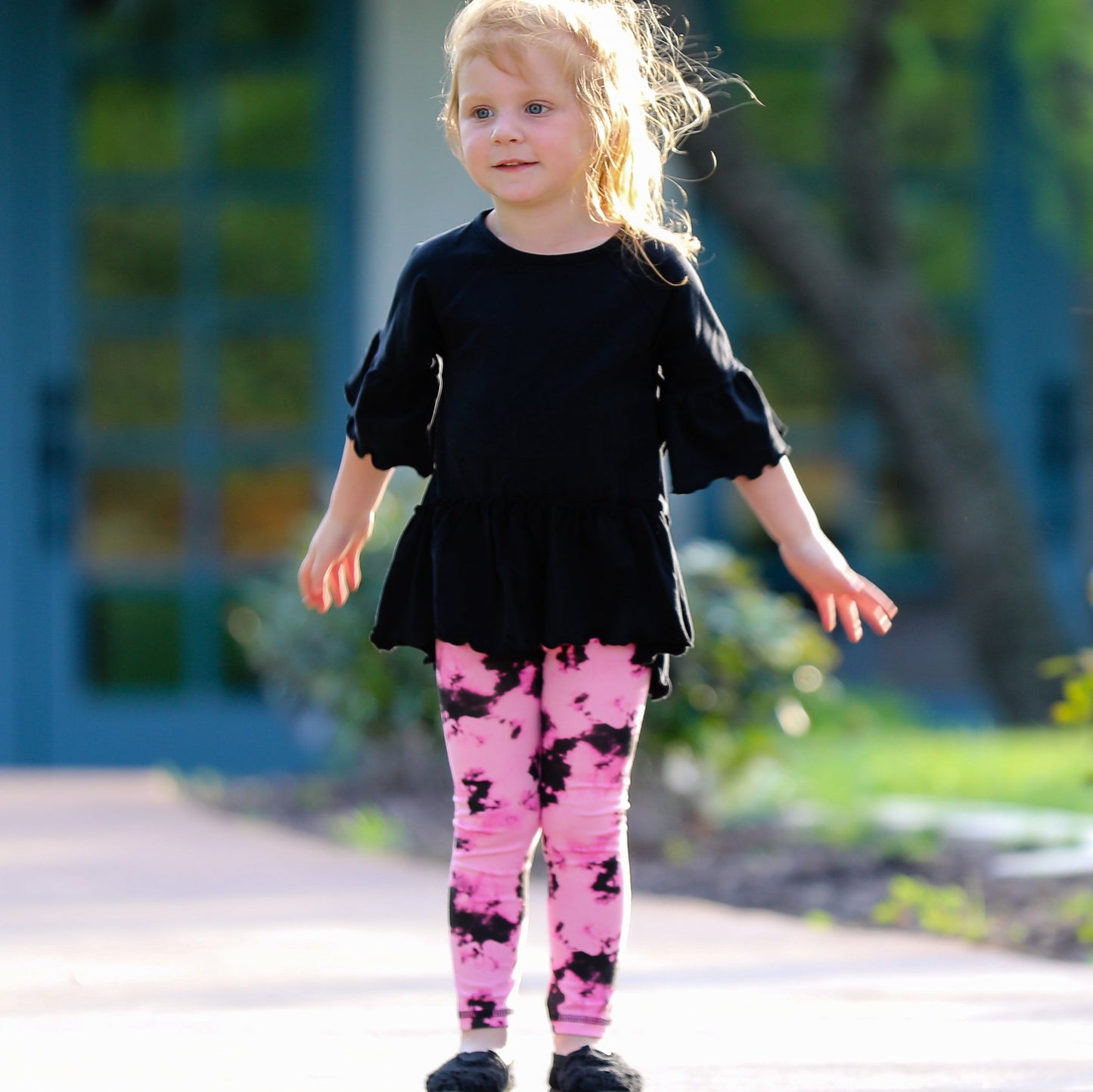 Baby Toddler Big Girls Tie Dye Leggings