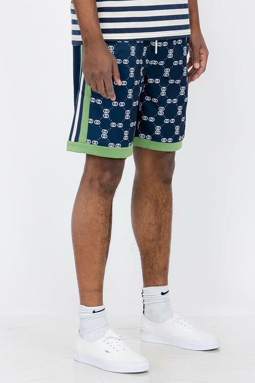 Iconic Printed Shorts with Pocket
