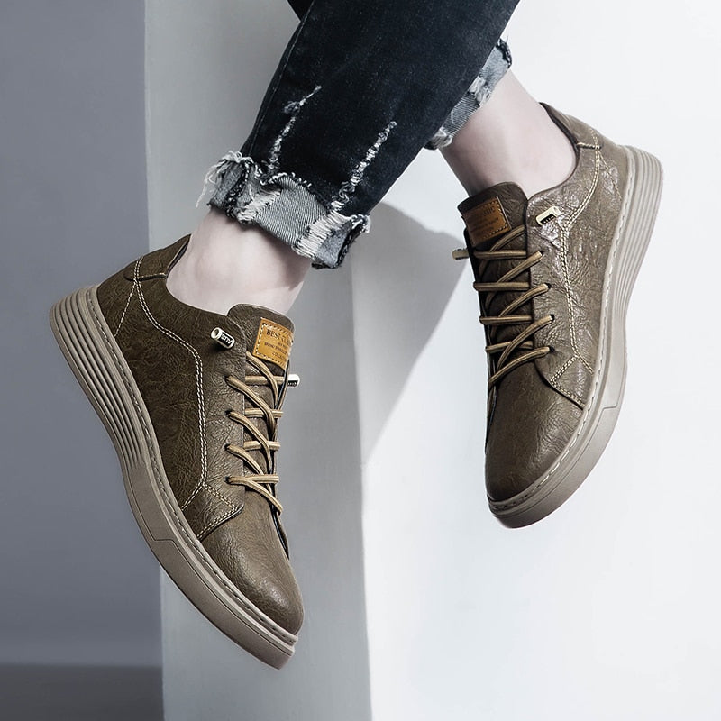 Men's Lace Up Leather Shoes