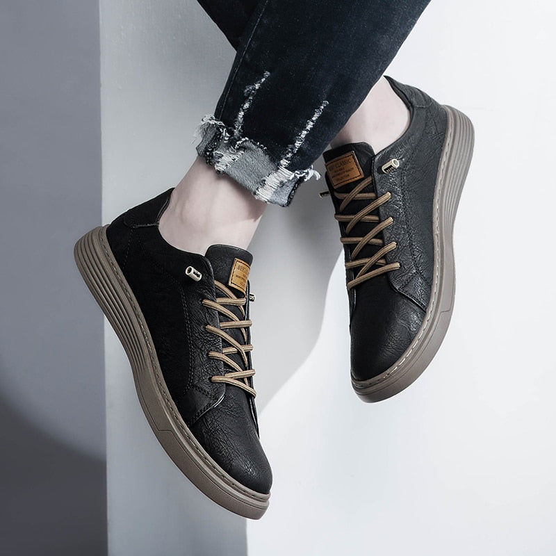 Men's Lace Up Leather Shoes