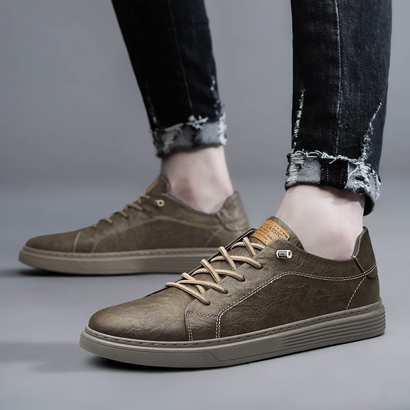 Men's Lace Up Leather Shoes