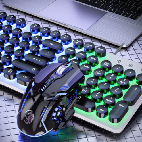 LED Gaming Wired Keyboard Mouse Set