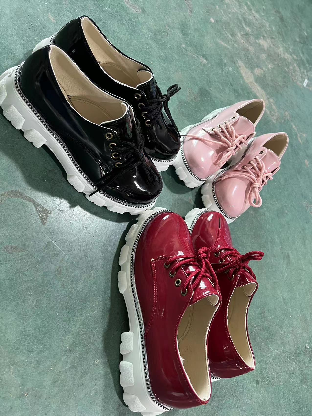 Thick Heel Flat Women's Shoes