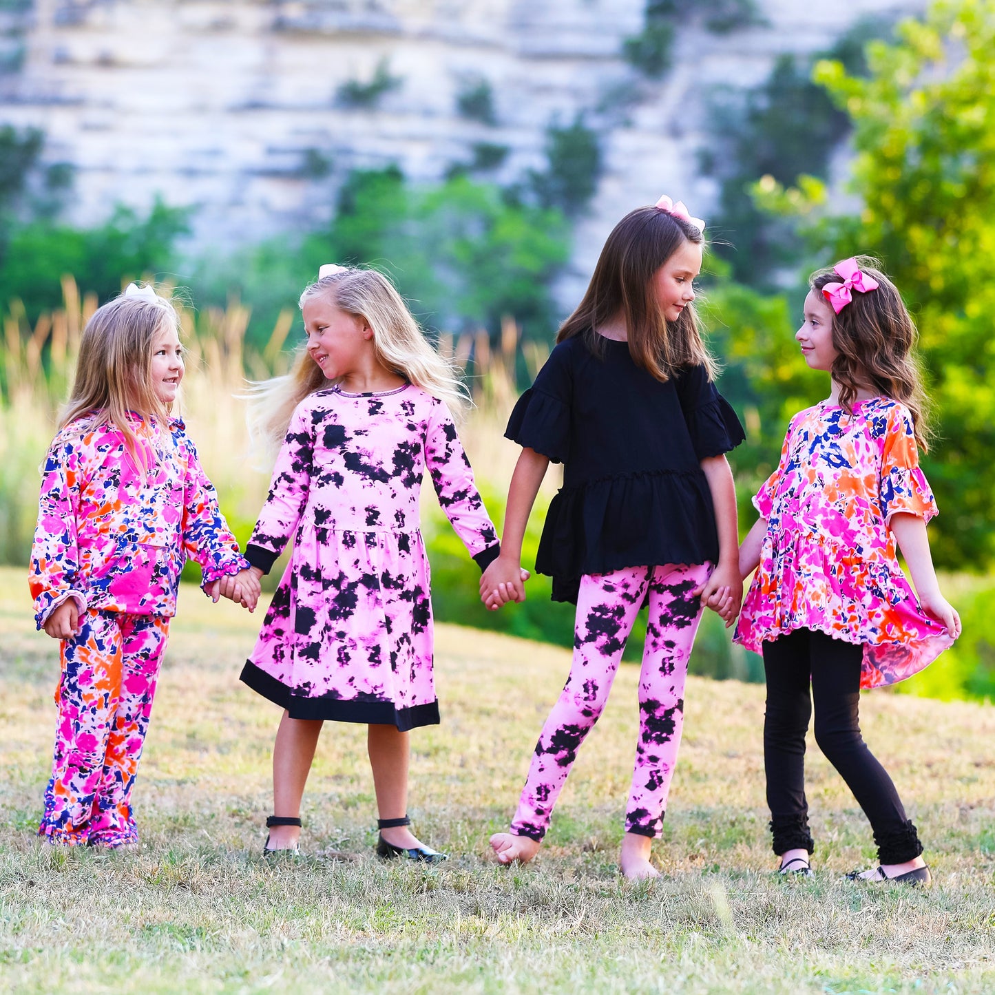 Baby Toddler Big Girls Tie Dye Leggings