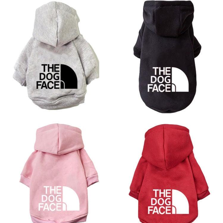 Dog Face Wind Coat Warm Hoodie Coat