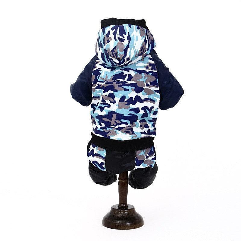 Autumn Winter Camouflage Hooded Pet Clothing - Stylish And Cozy Pet