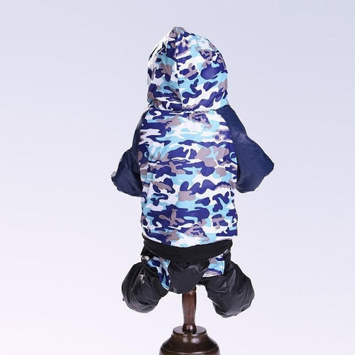 Autumn Winter Camouflage Hooded Pet Clothing - Stylish And Cozy Pet