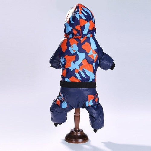 Autumn Winter Camouflage Hooded Pet Clothing - Stylish And Cozy Pet