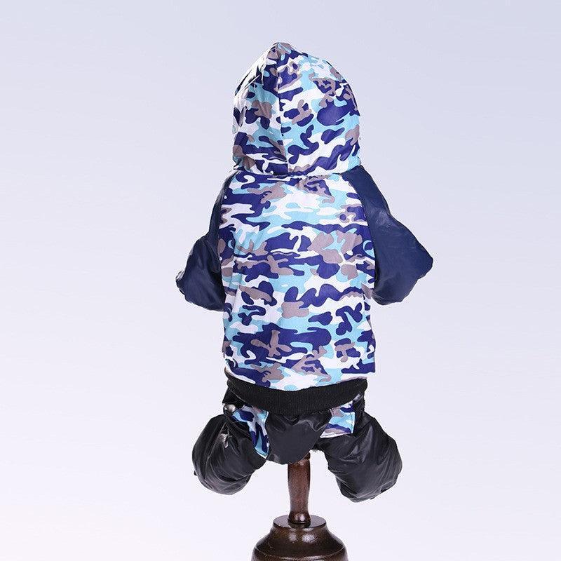 Autumn Winter Camouflage Hooded Pet Clothing - Stylish And Cozy Pet
