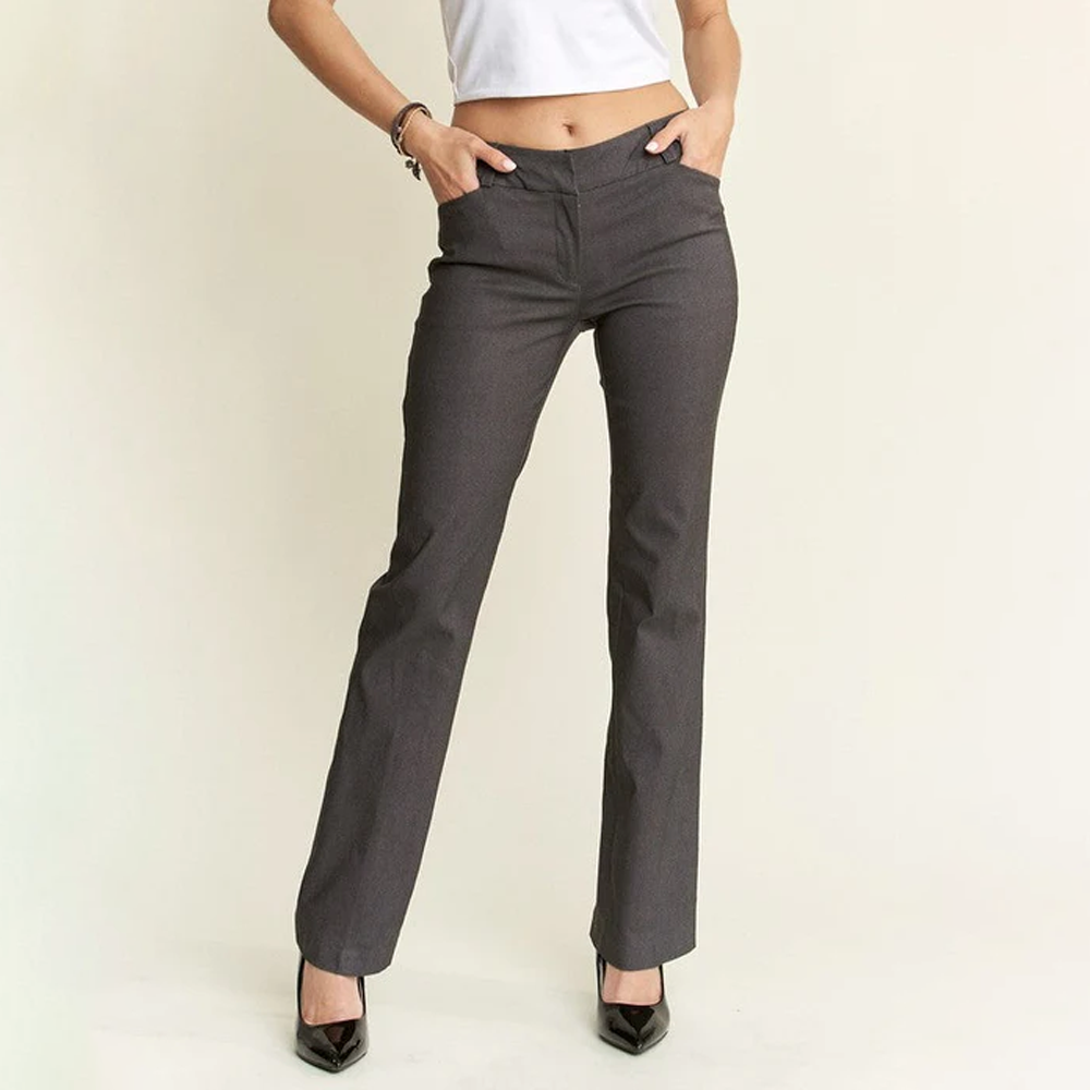 Regular Rise Slim Pants