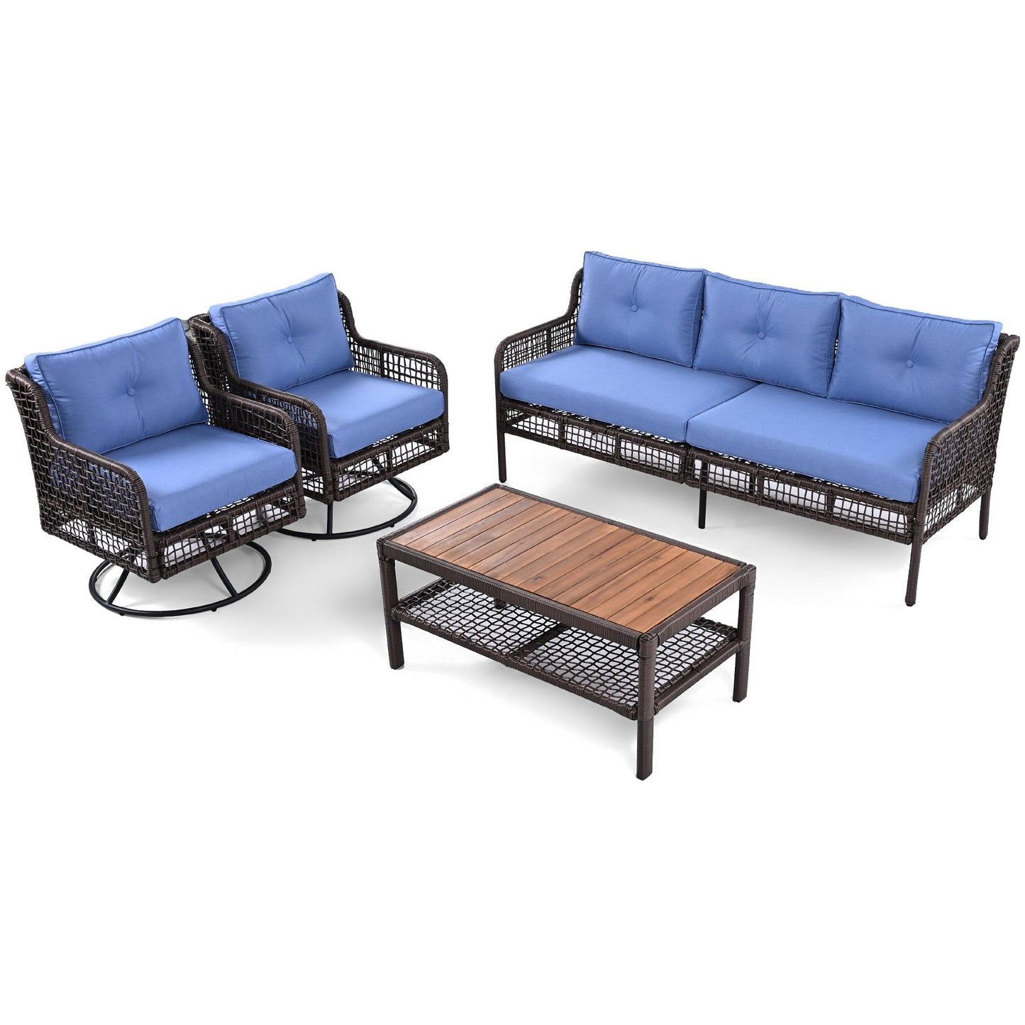4 Piece Patio Furniture Set