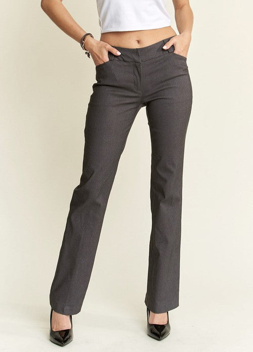 Regular Rise Slim Pants