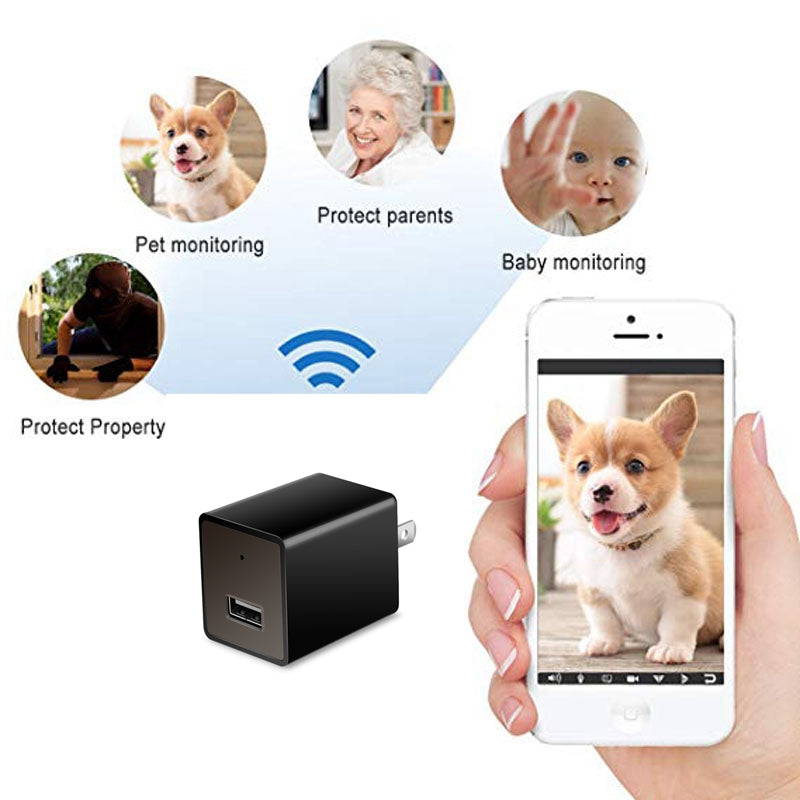1080P Wi-Fi Loop Recording Spy Camera
