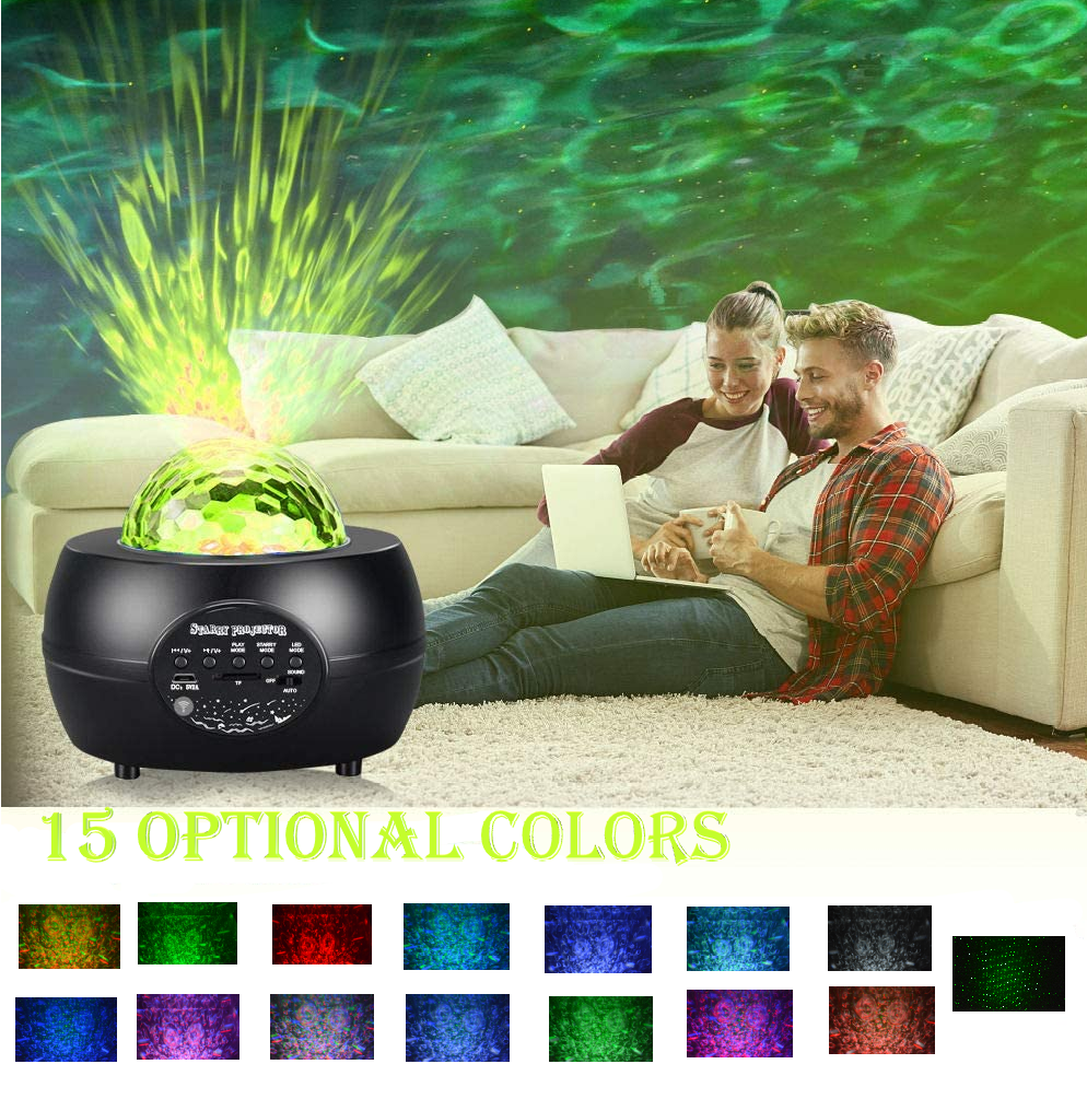 LED Sky Projector with Wireless Speaker