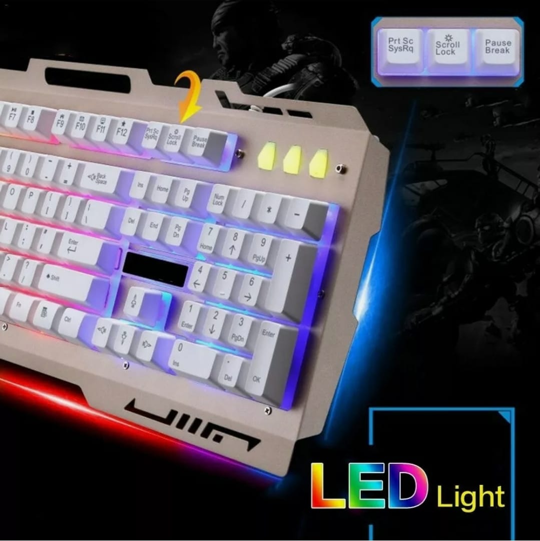 USB Wired Gaming Keyboard & Mouse Set