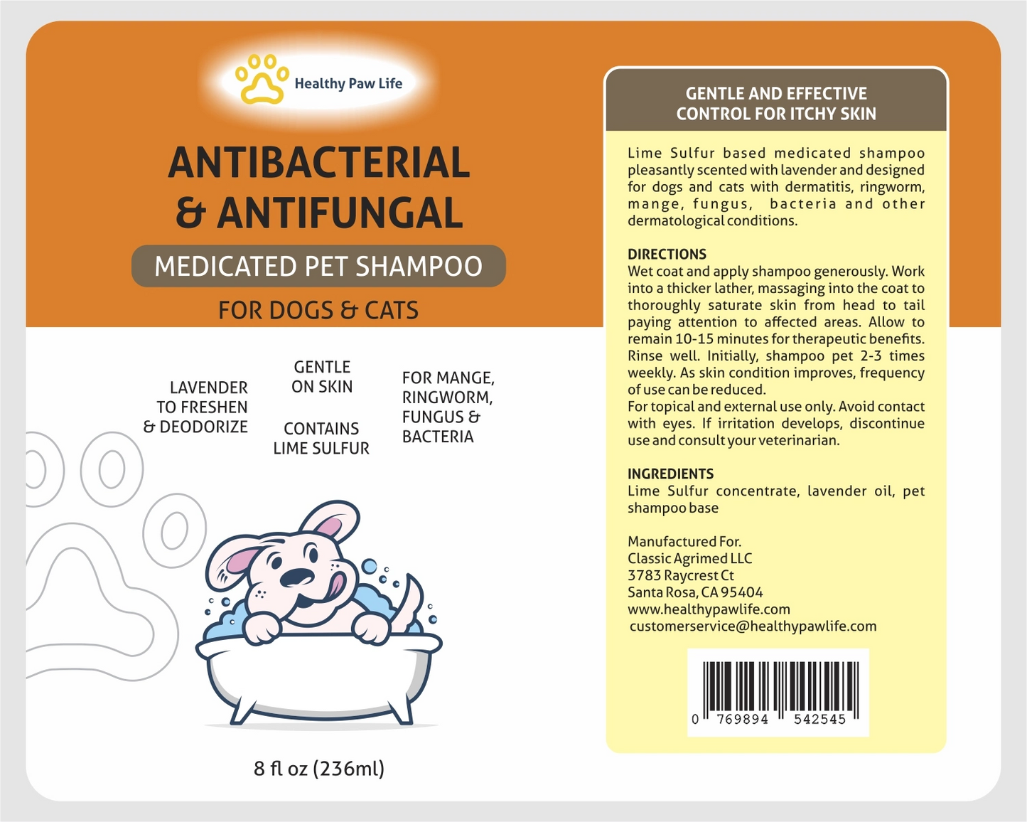 Care & Veterinary Solution Safe for Pet