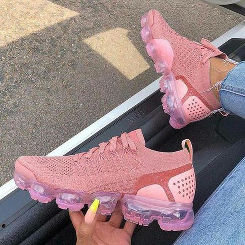 Women Casual Shoes Mesh Air-Cushion Flat Sneakers
