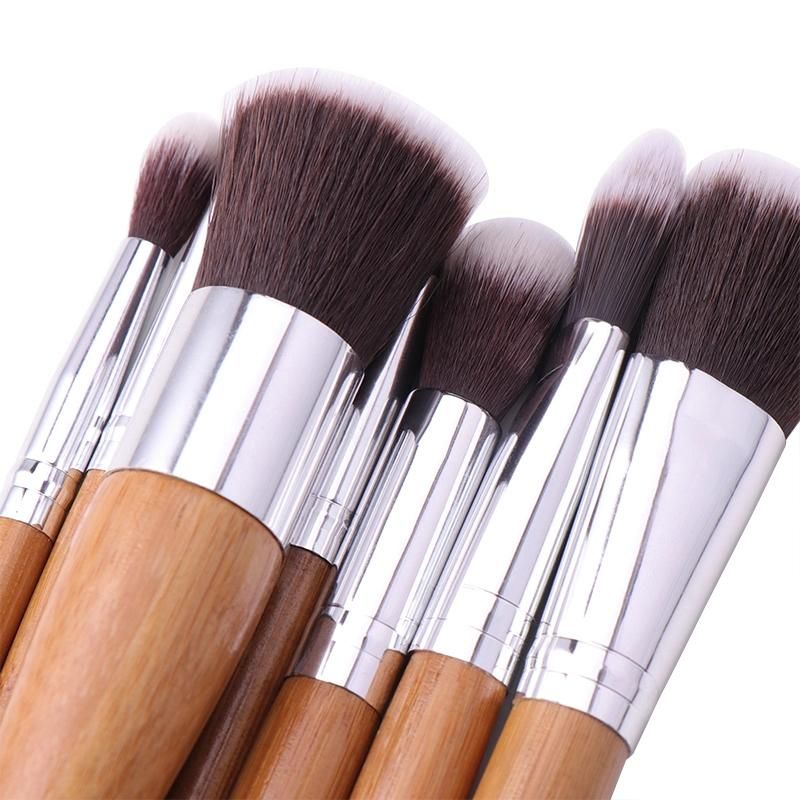 10Pcs Beauty Bamboo Brush Set