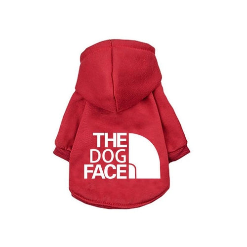 Dog Face Wind Coat Warm Hoodie Coat