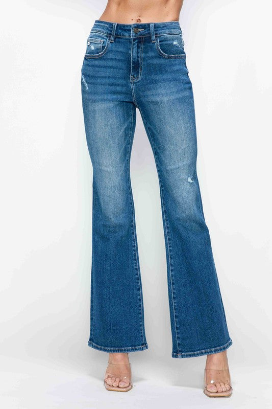 Full Size High Rise Bootcut Jeans