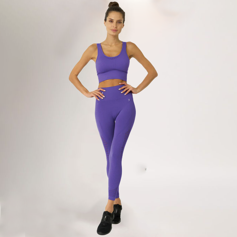 Sportswear Mesh Seamless Yoga Set