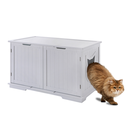 Cat Washroom Bench Litter Box House