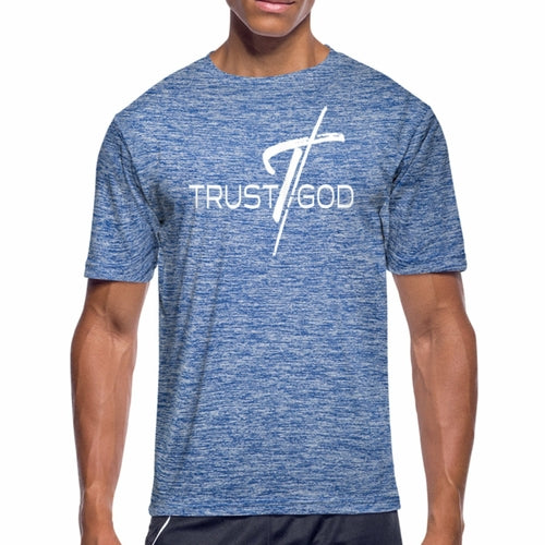 Moisture Wicking Performance T-Shirt, Trust in God