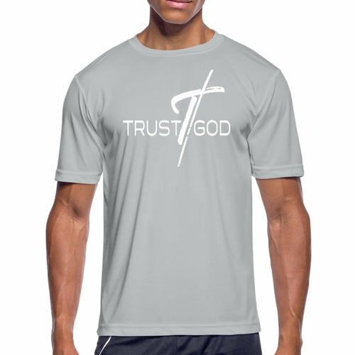 Moisture Wicking Performance T-Shirt, Trust in God