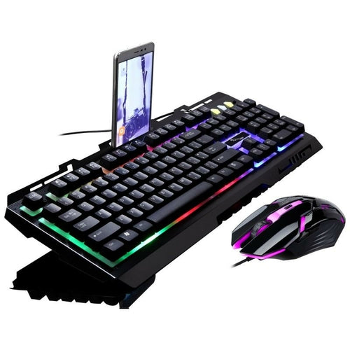 USB Wired Gaming Keyboard & Mouse Set
