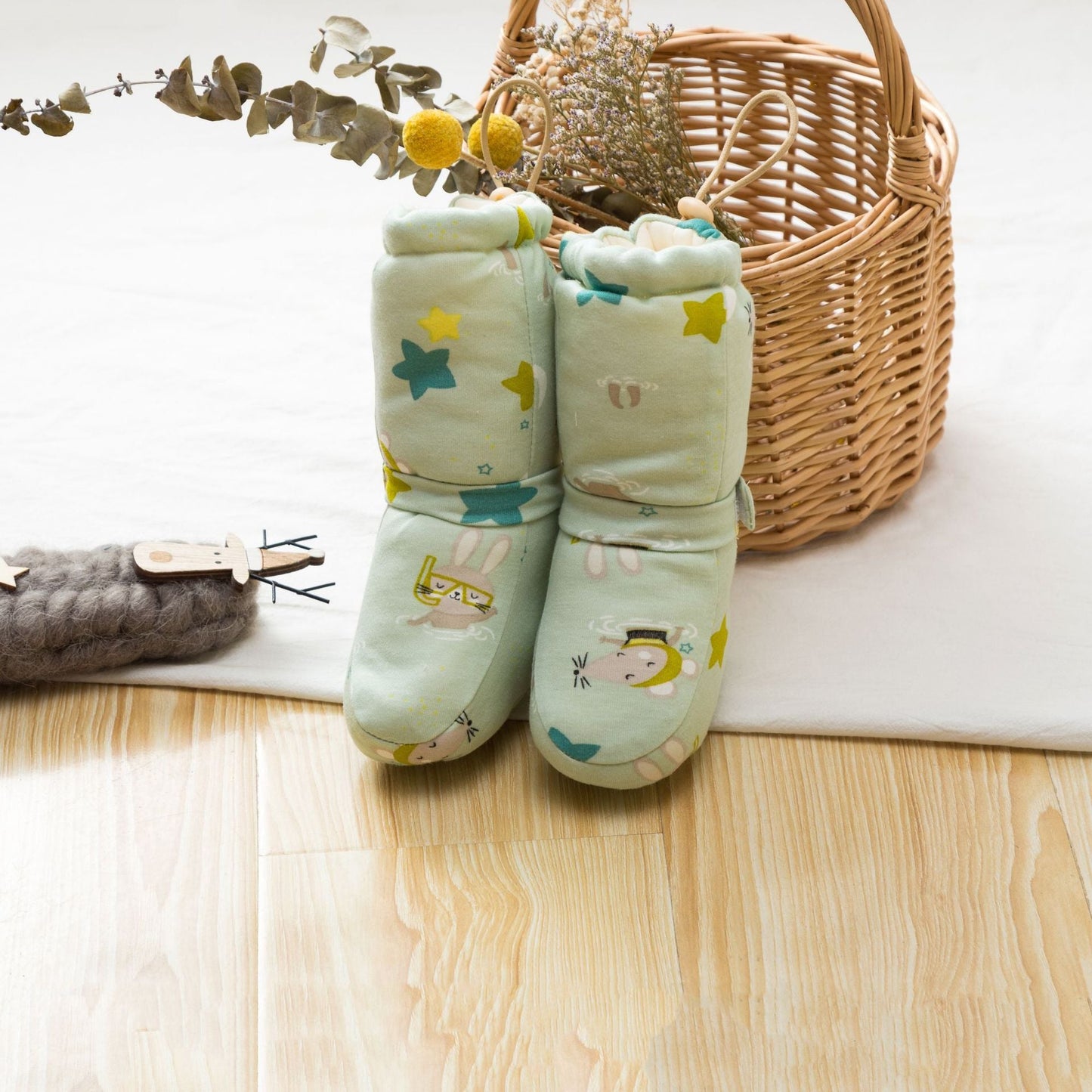 Animals Cartoon Pattern Cotton Shoes