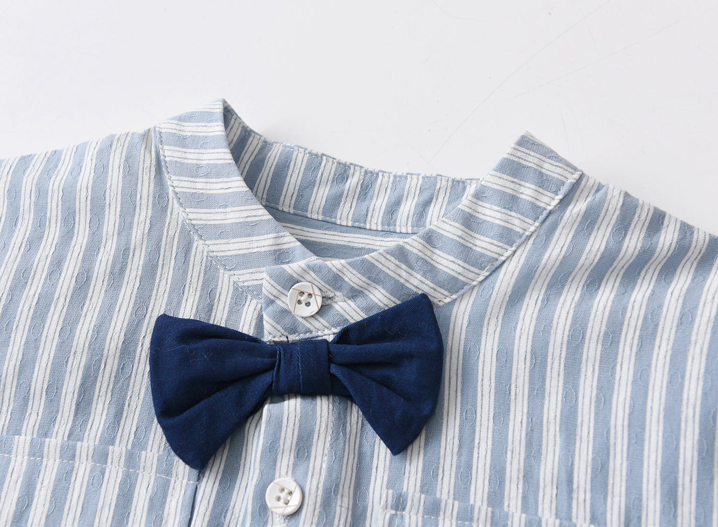 Baby Boy Stripped Pattern Top & Short Pant Sets