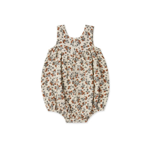 Floral Pattern Strap Onesies Bodysuits