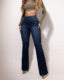 Wide Leg Denim Jeans Pants for Women